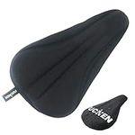 10.5*6.3 inch Bike Gel Narrow Seat Cover Padded FUCNEN Traditional Bike Small Saddle Cushion Cover for Road Mountain City Bicycle Cycling Great Helps on Saddle Sores Comfy Seat Cover Kids Seat Cover