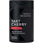 Sports Research Tart Cherry Concentrate - Made from Montmorency Tart Cherries - Non-GMO & Gluten Free (60 Liquid Softgels)