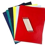 Yesallwas 100 Sheets A4 Multicolor Carbon Transfer Paper,Tracing Paper Carbon Copy Paper for Wood, Paper, Canvas and Other Art Surfaces with 5 Pieces Double Ended Tracing Stylus