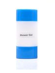 INOVERA (LABEL) Plain 5 Cms Refillable Shampoo Cream Lotion Storage Plastic Container Bottle (Blue, Pack of 6)