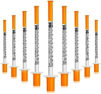 CAILOS 1ml 30 Gauge Syringes 1cc 5/16 Inch 8mm Lab Disposable Supplies for Refilling or Dispensing , Pack of 20