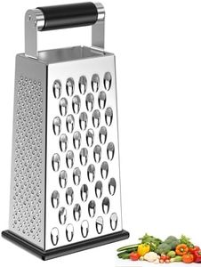 WinGluge 4 Côtés Rapeuse Legume Manuelle INOX, Râpe à Fromage, Cheese Grater, Polyvalente Zesteur Agrumes, Appareil pour Raper Les Legumes, Carotte Rapees Machine, pour Trancher, Hacher