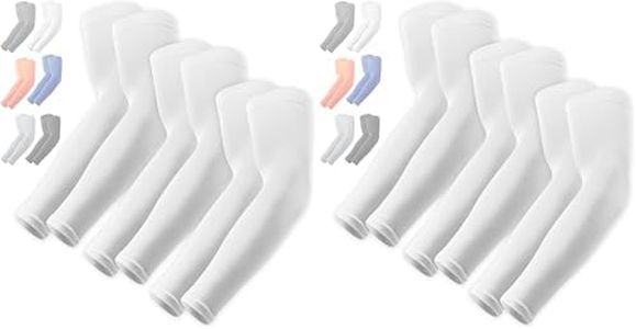 OutdoorEssentials UV Arm Sleeves for Men and Women - Sun Protection Sleeves - Compression, Golf, Baseball, Cooling, Tattoo Arm Sleeve - Mangas Para El Sol Para Hombre (Pack of 2)