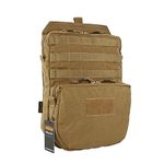 EXCELLENT ELITE SPANKER Hydration Pack Tactical Molle Water Bladder for 3L Hydration Water Bladder Molle Vest Accessory(Coyote Brown)