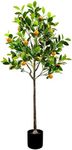 Gresorth 5Feet Fake Orange Tree Art