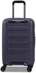 Hedgren GRIP CARRY ON Spinner – Durable Polycarbonate with TSA Lock, Double-Coil Zippers, Silent 4-Wheel Spinners & Multiple Handles - 21.6" (Peacoat Blue)