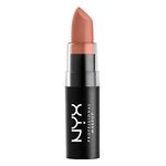 NYX Professional Makeup Matte Lipstick, Bare with Me, 1 Count