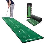 PuttOut Large Golf Putting Mat, 367cm x 67cm