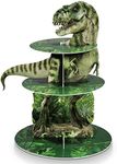 3 Tier Dinosaur Cupcake Stand Party