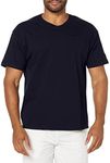 Champion Men's Classic Jersey V-Neck T-Shirt, Navy, M