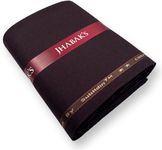 JHABAK'S Unstitched Premium Viscose Rayon Solid Trouser Fabric - 1.30 meters (Dark Coffee)