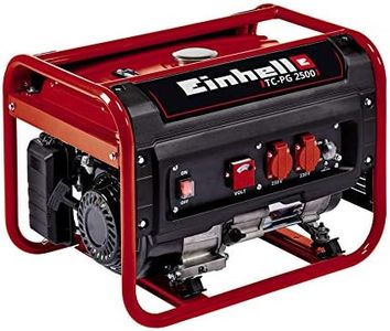 Einhell TC-PG 2500 Generatore di corrente (benzina, motore 4 tempi, max 2.400 W, 2 prese da 230 V, serbatoio 15l, incl. voltmetro, funzione AVR)