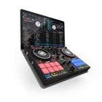 Reloop Ready Compact 2-Deck DJ Controller for Serato DJ Lite (Included) & DJ Pro, 16 Large RGB Pads, 9 Power Modes Including New Scratch Bank, 2 FX Units, Fits Perfectly on a 13-Inch Laptop