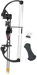 Bear Archery Brave Bow Set, Black, Right