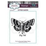 Creative Expressions Pre Cut Rubber Stamp by Andy Skinner-Gypsie Queen, Grey, 7.6 x 6 cm