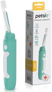 petsie Dog Toothbrush | Innovative Eletrolytic Technology | Improves Oral Health & Reduces Bad Breath | No Vibrations & Silent Teeth Cleaning Brush | No Toothpaste Needed | Dog Teeth Cleaning Kit