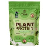 Origin Nutrition 100% Natural Vegan Protein Powder (European Pea Protein Isolate & Pumpkin Seed Protein) Easy to Digest Unflavoured with 25g Plant Based Protein,1Kg