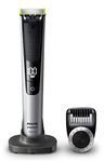 Philips Norelco, Oneblade QP652070 Pro Hybrid Electric Trimmer and Shaver, Black/Silver