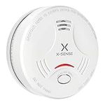 X-Sense Smoke Alarm for Home, 10-Year Battery Fire Alarm, LED Indicator & Silence Button, Smoke Detector Battery Operated, Conforms to EN 14604 Standard, SD11