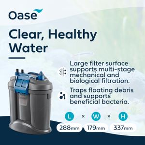 OASE FiltoSmart Thermo 200 Aquarium Filter – Integrated Heater