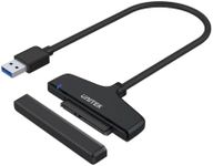 Unitek USB 3.0 to 2.5" SATA III Adapter, Data Transfer Speed up to 5Gbp, With UASP (USB Attached SCSI Protocol), automatically turn into sleep mode after no action for 30 minutes, Plug and play, Black