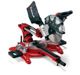 Einhell 4300395 Dual Drag, Crosscut and Miter Saw TC-SM 2534/1 (Maximum 2350 W, Integrated Drag Function, Saw Head Tilts to Left/Right, Laser, Include Carbide-Tipped Precision Saw Blade)