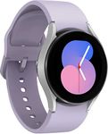 Samsung Galaxy Watch 5 40mm Bluetooth Smartwatch w/Body, Health, Fitness and Sleep Tracker, Sapphire Crystal Glass, Enhanced GPS Tracking, Color Silver Bezel w/Bora Purple Band (Renewed)