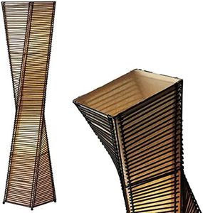 Adesso 4046-01 Stix 50" Floor Lantern, Black, Smart Outlet Compatible