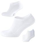 SONNORS 6-Pairs White Trainer Socks Womens & Mens - Low Cut Short Basketball Socks Mens 12-15