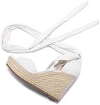 SERAIH Womens Lace up Espadrilles Platform Wedges Sandals Heels Tie Ankle Strap Summer Dress Shoes