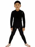 LANBAOSI Boys Thermal Underwear Sets Kids Hockey Base Layer Winter Soft Long Sleeve Compression Shirt Pants Long Johns