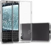 kwmobile Case Compatible with BlackBerry KEYone (Key1) - Clear Case Soft Slim Flexible Protective TPU Phone Cover - Transparent