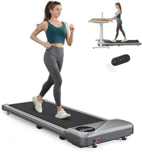 THERUN Walking Pad Treadmill, Under Desk Treadmill for Home Office, Portable Walking Treadmill with Remote and LED Display, Walking Jogging Machine with 2.5HP Powerful motor & 265 LBS Weight Capacity