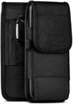 moex Agility Case for Apple iPhone 5c, Case with Belt Loop, Belt Bag with Carabine and Pen Holder, Outdoor Mobile Phone Case Made of Nylon, 360-Degree Full Protection, Black