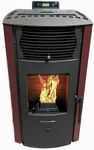 Comfortbilt Pellet Stove Small Wood Pellet Heater Pellet Stove Burgundy EPA 47 Lbs Hopper