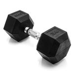 CAP Barbell 30 lb Coated Hex Dumbbell Weight