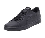 PUMA Unisex Smash V2 L Low-top Sneakers, Black Black, 7 UK