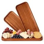 Solid Acacia Wood Serving Trays (14