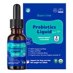 Branvine Probiotics Liquid Immune Support& Gut Health for Cats and Dogs - 6-Strains Probiotics with Organic Lemon, Organic Tea Tree, Organic Oregano, Organic Lavender (30 ml)