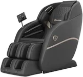 Real Relax Massage Chair Full Body, Zero Gravity SL-Track Shiatsu Massage Chair Recliner, 16 Modes, Airbag Massage with Heater, Foot Massage, Bluetooth Speaker, LCD Display, Favor 22,Black