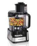 Hamilton Beach 12 Cup Stack and Snap Food Processor,Black, 70725C