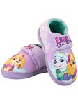 Paw Patrol Girls Slippers Purple Everest Skye 7