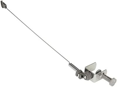 Household Essentials 175 Flexible Iron Cord Minder | Silver Powder Coated 18-Inch High
