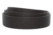 Anson Belt & Buckle - 1.5" Nylon Concealed Carry Ratchet Belt Strap (Strap Only) - Black - Trim to Fit: Up to 50" Waist