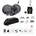 BAFANG BBSHD 48V1000W BBS02B 48V 500W/750W Electric Bike Conversion Kit with DP-C18/C965/850C/750C LCD Display with 48V/52V Lithium Ion Battery(Optional) Ebike DIY Kit