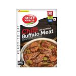 TASTY NIBBLES Ready to Eat Chilli Buffalo Meat 200GM Pouch| Kerala Special | Open Heat & Eat | Non-Vegetarian | No Added Preservatives | Japanese Retort Technology 200GM Pouch (Pack of 1)