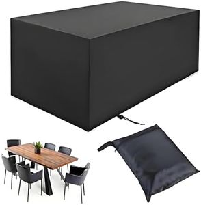 Mofish Garden Furniture Covers - Upgrade Patio Furniture Set Cover Waterproof,210D Heavy Duty Oxford Fabric Rattan Furniture Cover Windproof Anti-UV for Outdoor Couch Table Chair Sofa (350x260x90CM)