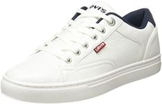 Levi's Men's Courtright Sneaker, Regular White, 7 US