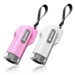 SINSEN Car Safety Hammer, 2-Pack Window Glass Breaker & Seatbelt Cutter, Emergency Keychain, Automotive Escape Kit and Survival Tool for Land/Underwater, Pink & White