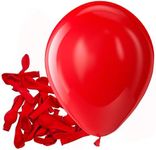 Bezente Red Balloons Latex Party Ba